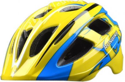 Шлем Runbike S (48-52 cм), сине-желтый