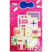 Детский игровой ковер "Домик", розовый 100х200