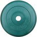 Диск ProfiGym обрезиненный d 31 мм зелёный 10 кг