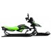 Снегокат-снегоход Small Rider Scorpion SOLO, одна лыжа спереди (черный с зеленым)