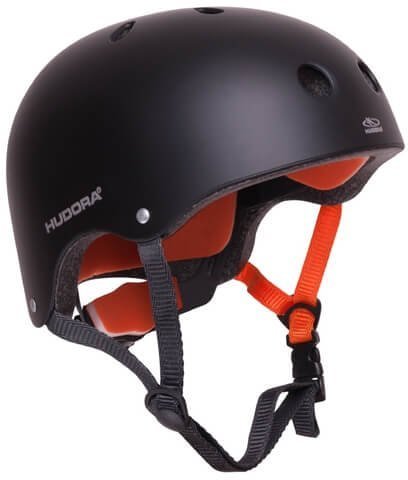 Шлем защитный HUDORA Skaterhelm, чёрный (56-60 см)