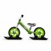 Combo Drift - Беговел из алюминия с лыжами и колесами Small Rider Foot Racer EVA (зеленый)