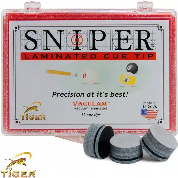 Наклейка для кия Tiger Sniper ø13мм Medium/Hard 1шт.