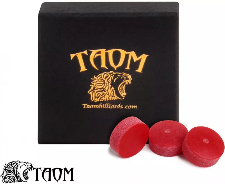 Наклейка для кия Taom 2.0 Break&Jump Red ø14мм в индивидуальной упаковке 1шт.