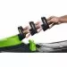 Детские пластиковые санки-снегокат c рулем и тормозом Gismo Riders Stratos (Чехия) (сине-зеленый)