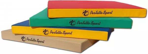 Мат Perfetto Sport № 2 (100 х 100 х 10) красно/жёлтый
