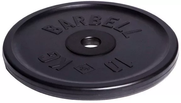 Диск олимпийский Barbell d 51 мм чёрный 10 кг