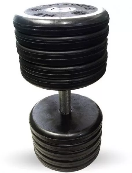 Гантель Barbell 54 кг классик с вращающейся ручкой хром