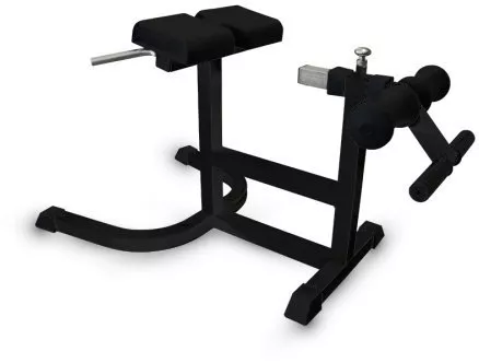 Тренажёр Barbell МВ 2.16 для горизонтального разгибания спины (Гиперэкстензия горизонтальная) чёрный