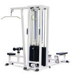 Barbell МВ 36953 3-х позиционная станция с одинарной блочной рамкой (грузоблок) белый