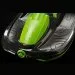 Детские пластиковые санки-снегокат c рулем и тормозом Gismo Riders Stratos (Чехия) (сине-зеленый)