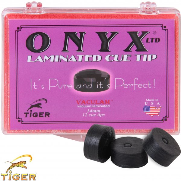 Наклейка для кия Tiger Onyx Ltd ø14мм Medium 1шт.