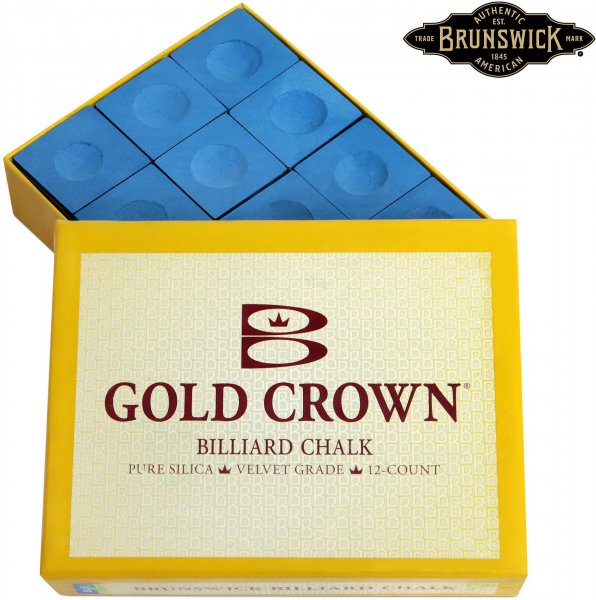 Мел Brunswick Gold Crown Blue 12шт.