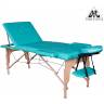 Массажный стол DFC NIRVANA, Relax Pro,  дерев. ножки, цвет зеленый (Green)