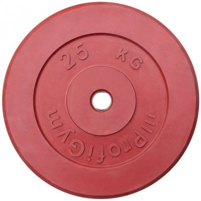 Диск ProfiGym обрезиненный d 26 мм красный 25 кг