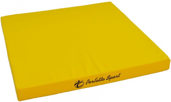 Мат № 2 (100 х 100 х 10) "PERFETTO SPORT" жёлтый