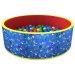 Сухой бассейн «Веселая поляна» 100 шариков, цвет синий