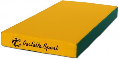 Мат Perfetto Sport № 1 (100 х 50 х 10) зелёно/жёлтый