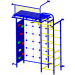 Детский спортивный комплекс Пионер 10С со скалодромом сине/желтый