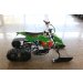 Детский Квадроцикл-Снегоход, Вездеход Micar Mini Show 3 в 1 зеленый
