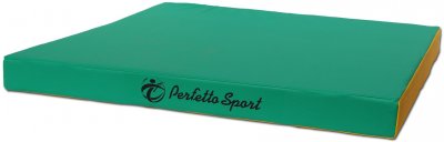 Мат Perfetto Sport № 2 (100 х 100 х 10) зелёно/жёлтый