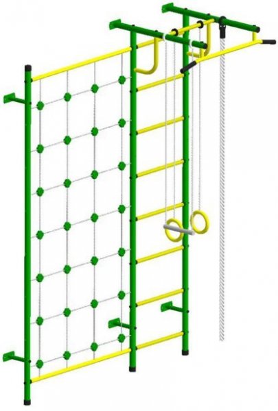 Спортивный комплекс Пионер С3С зелёно/жёлтый