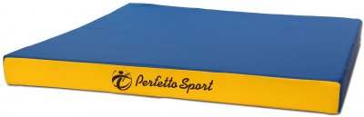 Мат Perfetto Sport № 2 (100 х 100 х 10) сине/жёлтый