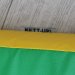 Мат гимнастический KETT-UP 1000х1000х80мм, ПВХ, зеленый/желтый