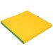 Мат гимнастический KETT-UP 1500х1000х80мм, ПВХ, зеленый/желтый