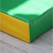 Мат гимнастический KETT-UP 1500х1000х80мм, ПВХ, зеленый/желтый