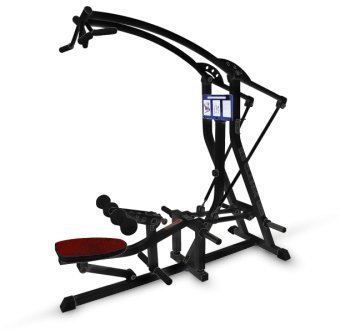 Вертикальная тяга Barbell МВ 4.28 вниз с разведением рычажная (свободные веса) чёрный