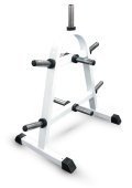 Стойка для хранения дисков Barbell MB 1.11 диаметров 50 мм. - А-образная (на 9 позиций) белый