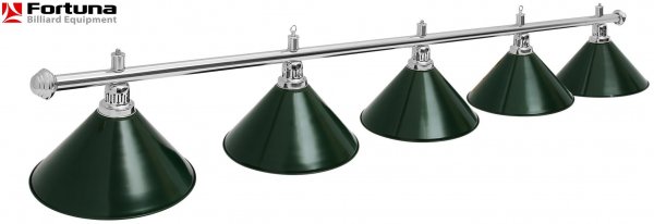 Светильник Fortuna Prestige Silver Green 5 плафонов