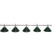 Светильник Fortuna Prestige Silver Green 5 плафонов