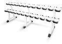 Стойка для хранения профессиональных гантелей Barbell МВ 1.18 на 12 пар белый
