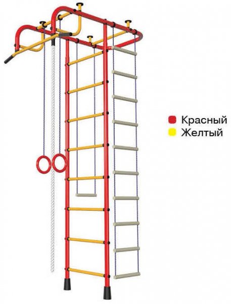 Детский спортивный комплекс Пионер АМ красно/жёлтый