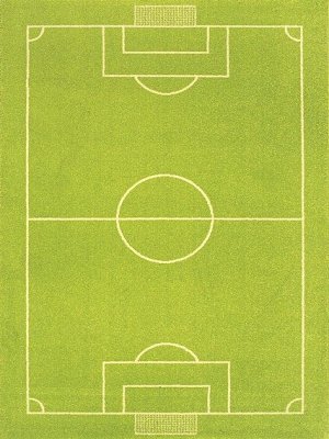Детский игровой ковер "Футбольное поле", 134х180
