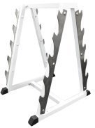 Стойка для хранения грифов Barbell МВ 1.17 (на 10 позиций) белый