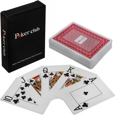 Карты игральные покерные Poker Club красная рубашка