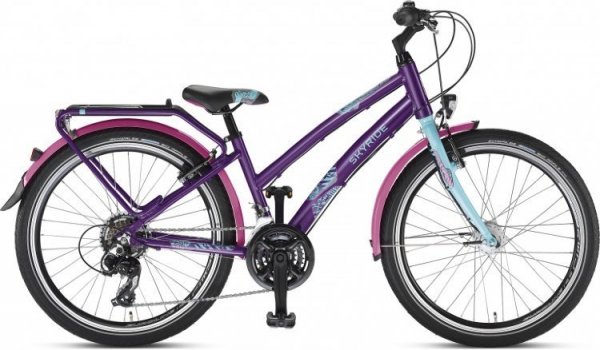 Велосипед Puky Skyride 24-21 4869 Alu active light бирюзовый/лиловый