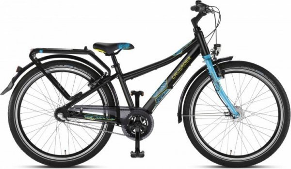 Велосипед Puky Crusader 24-7 4860  Alu City light черный/лагуна