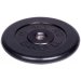 Диск обрезиненный Barbell d 51 мм чёрный 15 кг
