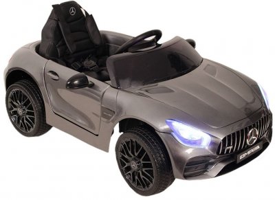 Детский электромобиль О008ОО Mercedes-Benz GT серебристый глянец