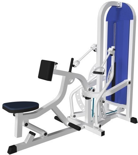 Тяга на себя Barbell МВ 3.33 с упором в грудь (грузоблок) белый