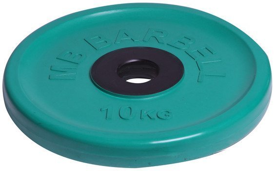 Диск олимпийский Barbell d 51 мм цветной 10 кг
