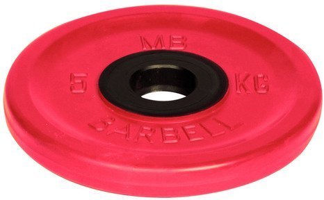 Диск олимпийский Barbell d 51 мм цветной 5 кг