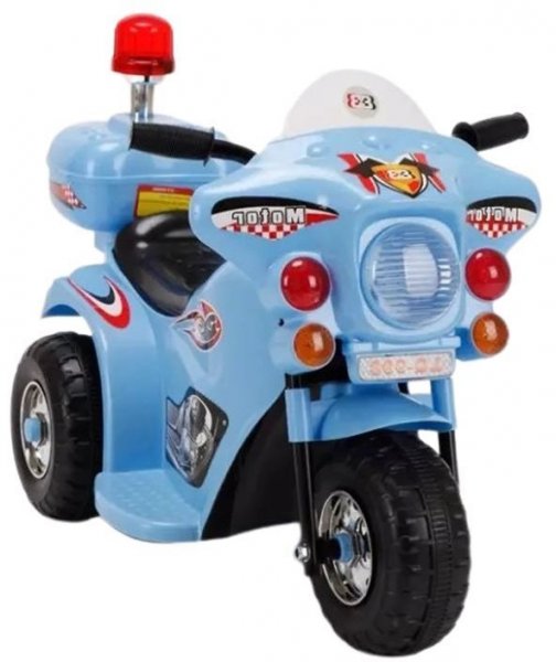 Детский электромотоцикл 998 синий