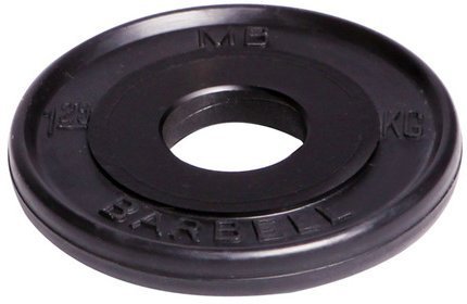Диск олимпийский Barbell d 51 мм чёрный 1,25 кг