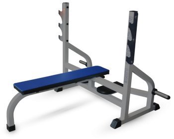 Скамья-стойка для жима штанги лежа Barbell МВ 2.06 серый