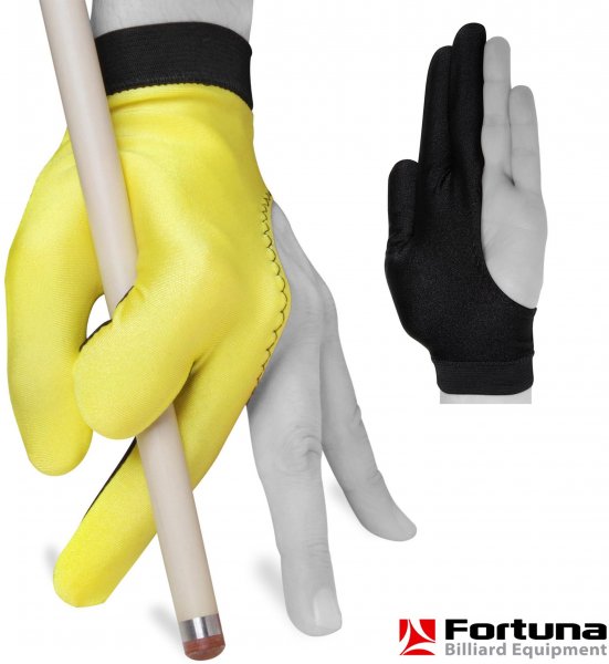 Перчатка Fortuna Classic желтая/черная S